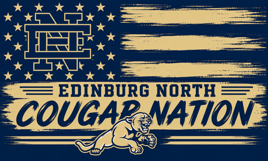 ENHS Cougar Flag 3x5 (Pre-Order)