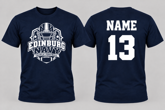Edinburg Navy Tackle Team Short Sleeve