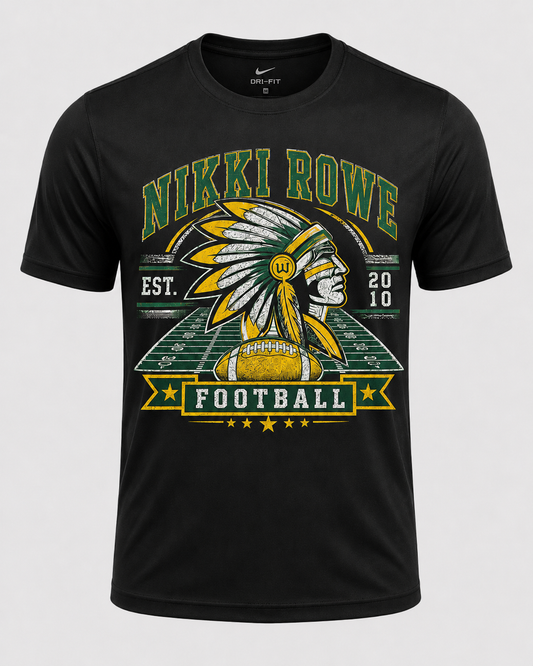 Rowe Football Dri Fit Tee