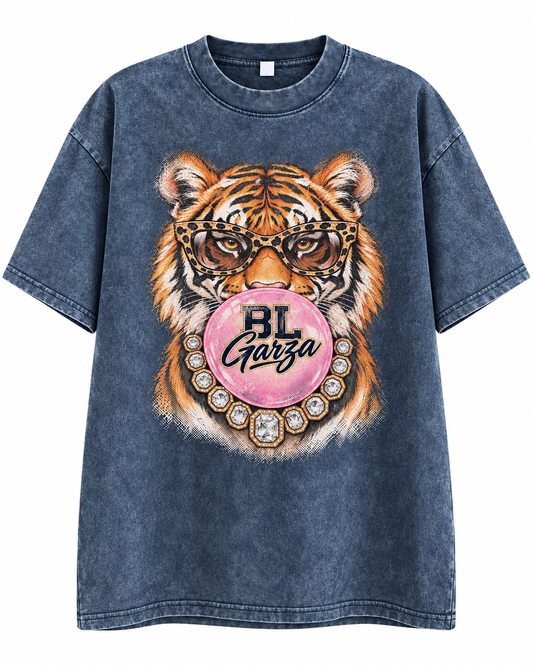 Gameday Glam Tiger Tee (Navy)