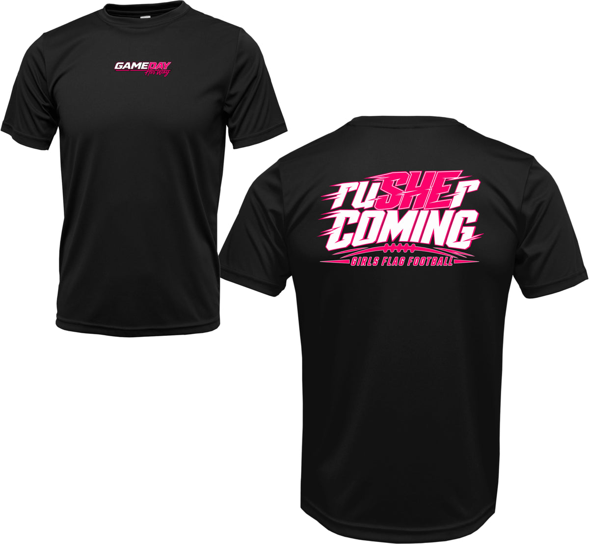ruSHEr COMING Dri Fit Tee